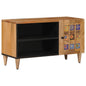 Mueble de TV Acabado de Acacia Marrón 105 x 33 x 46 cm