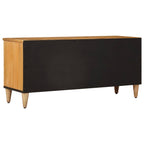 Mueble de TV Natural 100 x 33 x 46 cm Madera de mango maciza