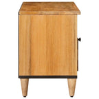 Mueble de TV Natural 100 x 33 x 46 cm Madera de mango maciza