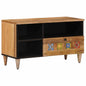 Mueble de TV Natural 80 x 33 x 46 cm Madera de mango maciza