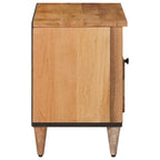 Mueble de TV Natural 80 x 33 x 46 cm Madera de mango maciza