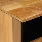 Mueble de TV Natural 100 x 33 x 46 cm Madera de mango maciza