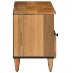 Mueble de TV Natural 100 x 33 x 46 cm Madera de mango maciza