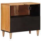 Mueble de lavabo para baño con puerta Natural 62 x 33 x 58 cm