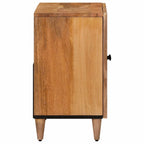 Mueble de lavabo para baño con puerta Natural 62 x 33 x 58 cm