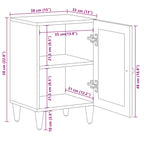 Mueble de Cuarto de Baño con puerta Natural 38 x 33 x 58 cm