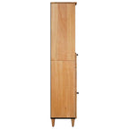 Mueble de Cuarto de Baño con cajón Natural 38 x 33 x 160 cm