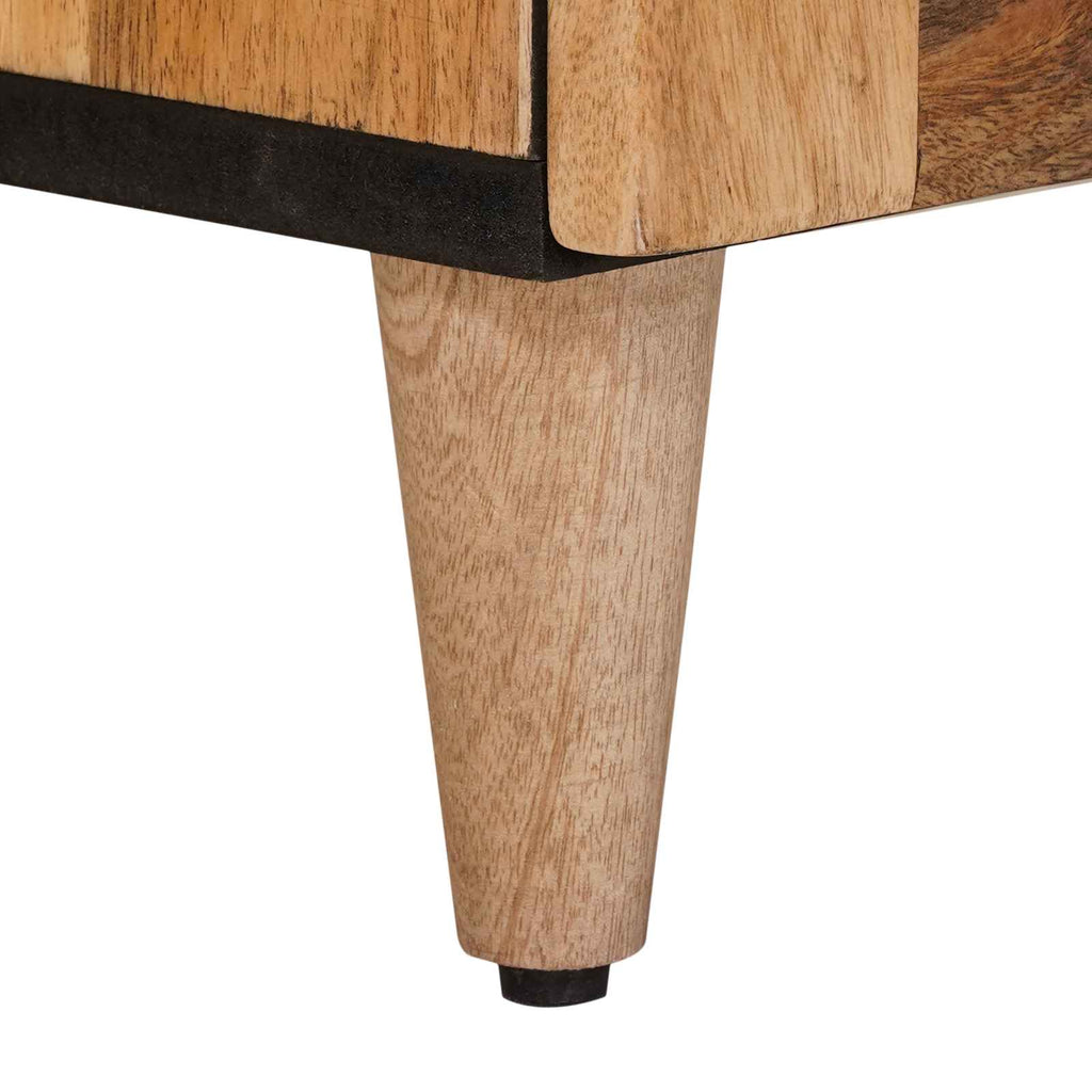 Aparador Natural 60 x 33,5 x 75 cm Madera de mango maciza