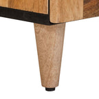 Aparador Natural 60 x 33,5 x 75 cm Madera de mango maciza