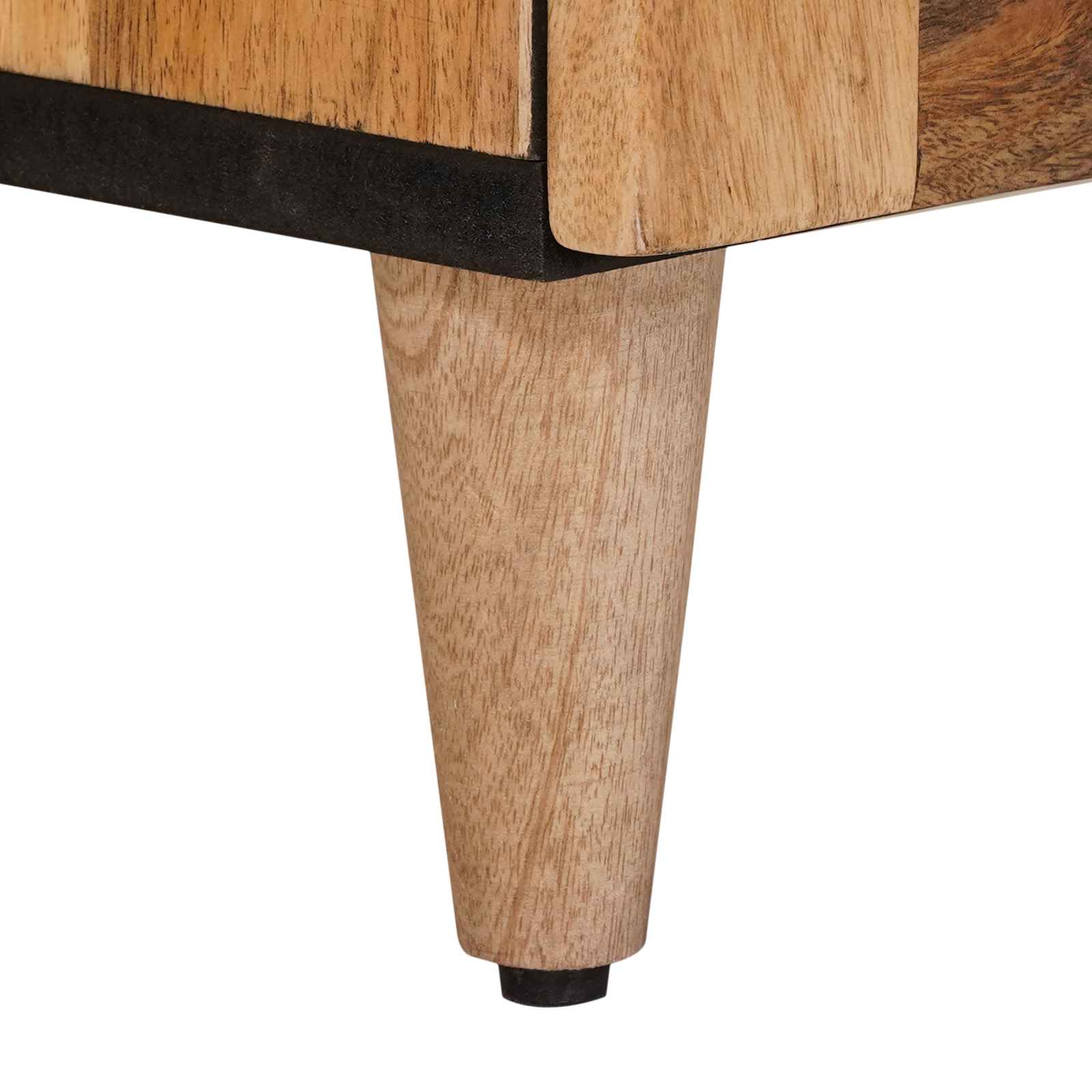Aparador Natural 60 x 33,5 x 75 cm Madera de mango maciza