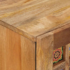 Aparador Natural 60 x 33 x 75 cm Madera de mango maciza