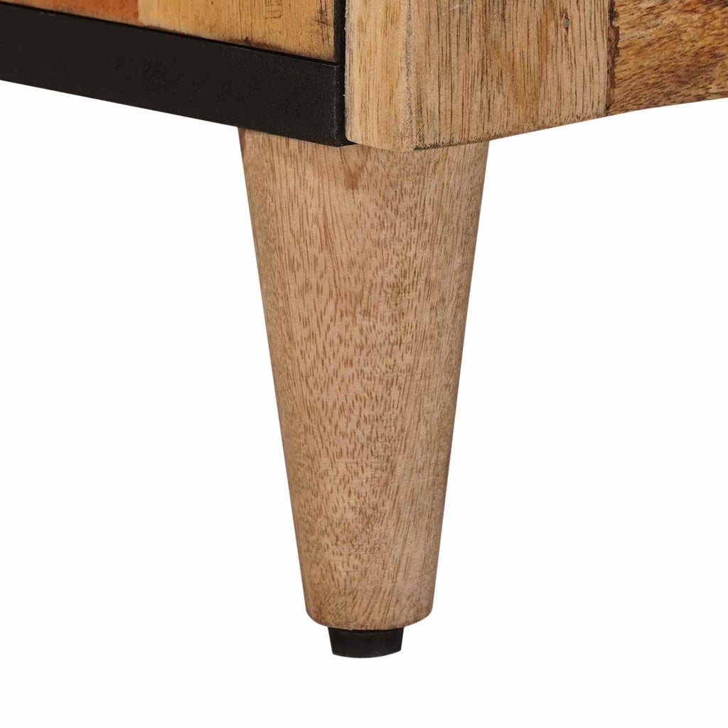 Aparador Natural 60 x 33 x 75 cm Madera de mango maciza
