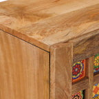 Aparador Natural 90 x 33 x 75 cm Madera de mango maciza