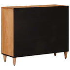 Aparador Natural 90 x 33 x 75 cm Madera de mango maciza