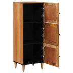 Aparador alto Natural 40 x 33 x 110 cm Madera de mango maciza