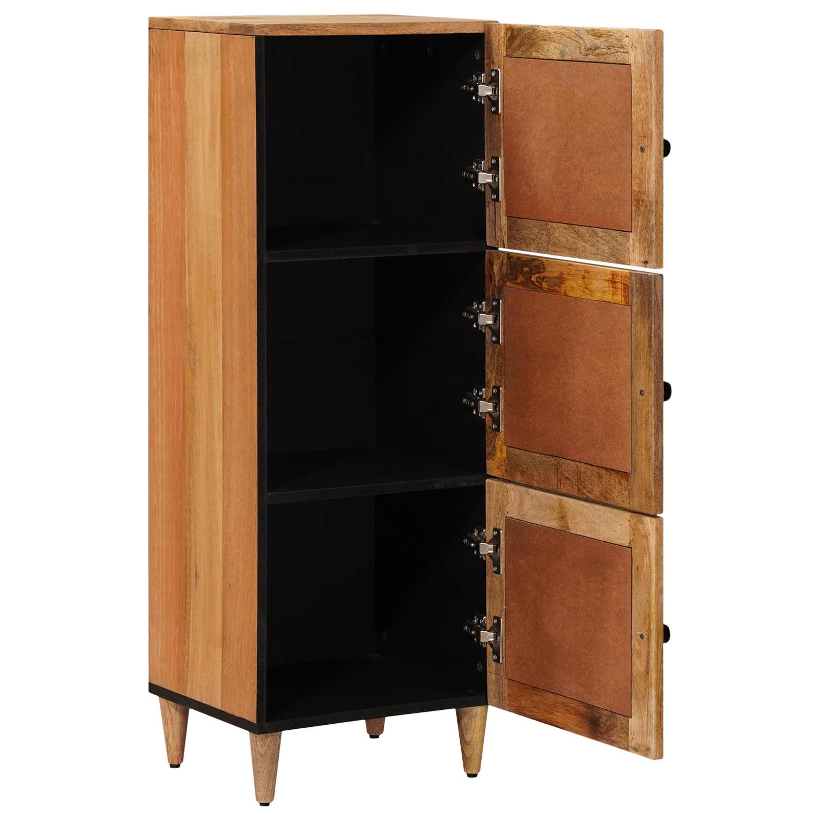 Aparador alto Natural 40 x 33 x 110 cm Madera de mango maciza
