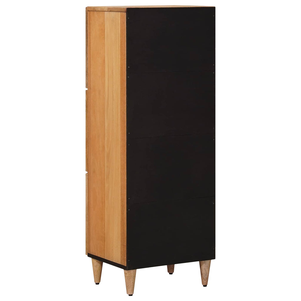 Aparador alto Natural 40 x 33 x 110 cm Madera de mango maciza