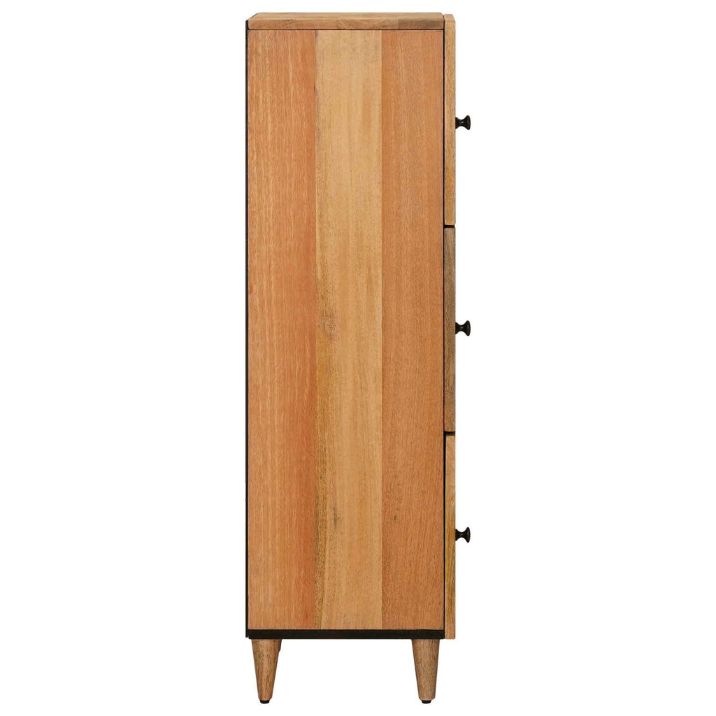 Aparador alto Natural 40 x 33 x 110 cm Madera de mango maciza