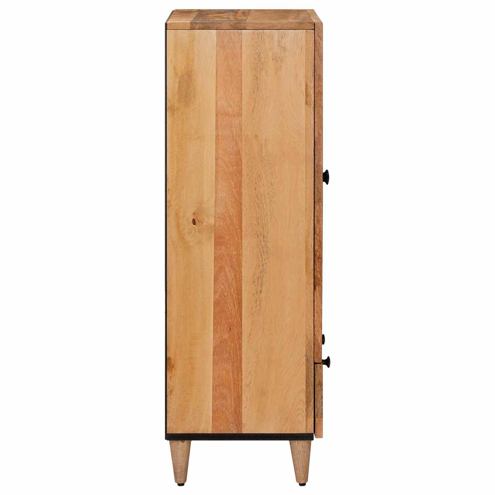 Aparador alto Natural 60 x 33,5 x 100 cm Madera de mango maciza