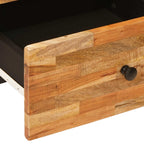 Armario de Noche con cajón 2 pcs Marrón 40 x 33 x 46 cm