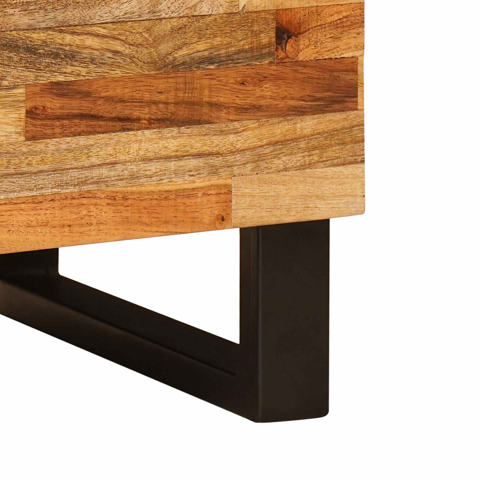 Mueble de TV Marrón 105 x 33 x 46 cm Madera de mango maciza