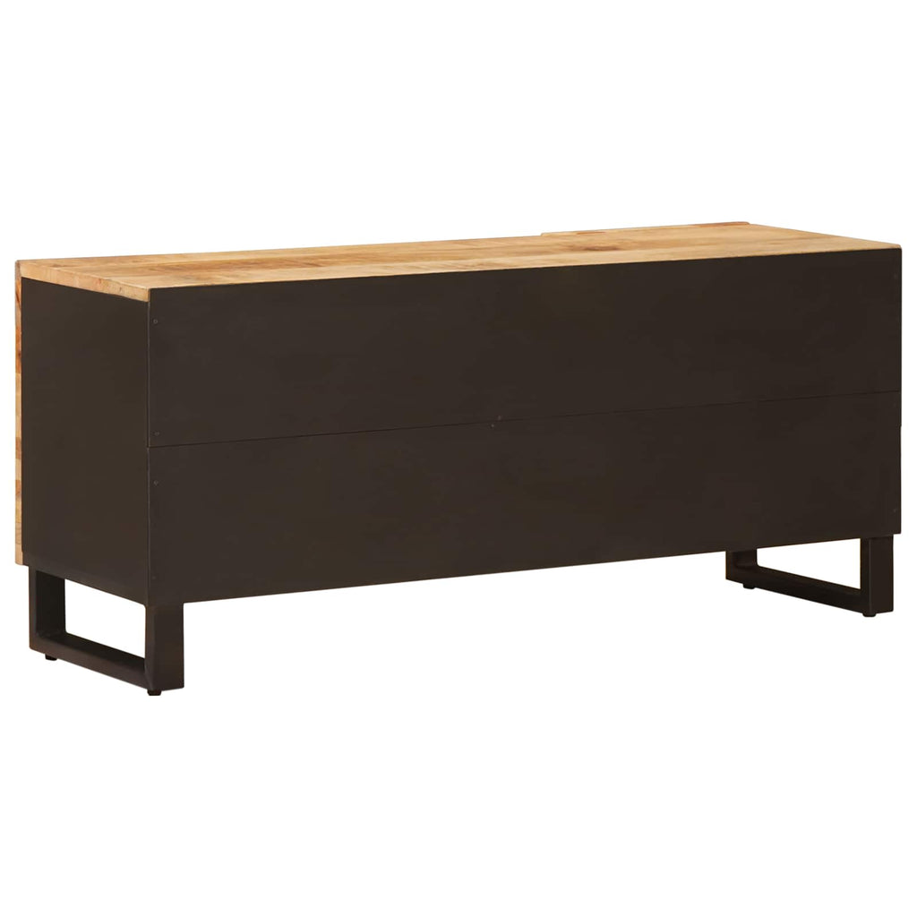 Mueble de TV Marrón 105 x 33 x 46 cm Madera de mango maciza