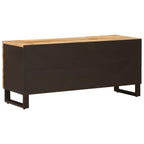 Mueble de TV Marrón 105 x 33 x 46 cm Madera de mango maciza