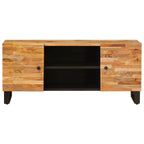 Mueble de TV Marrón 105 x 33 x 46 cm Madera de mango maciza