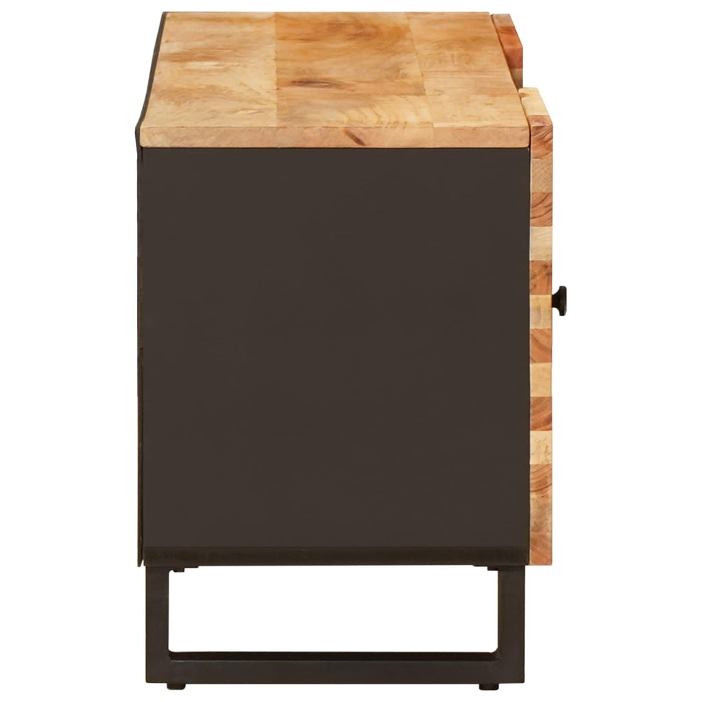 Mueble de TV Marrón 105 x 33 x 46 cm Madera de mango maciza