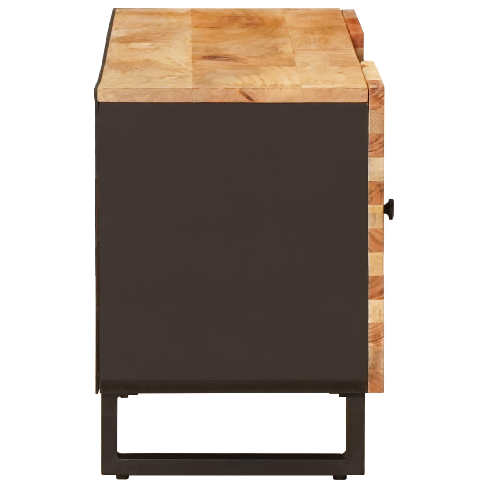 Mueble de TV Marrón 105 x 33 x 46 cm Madera de mango maciza