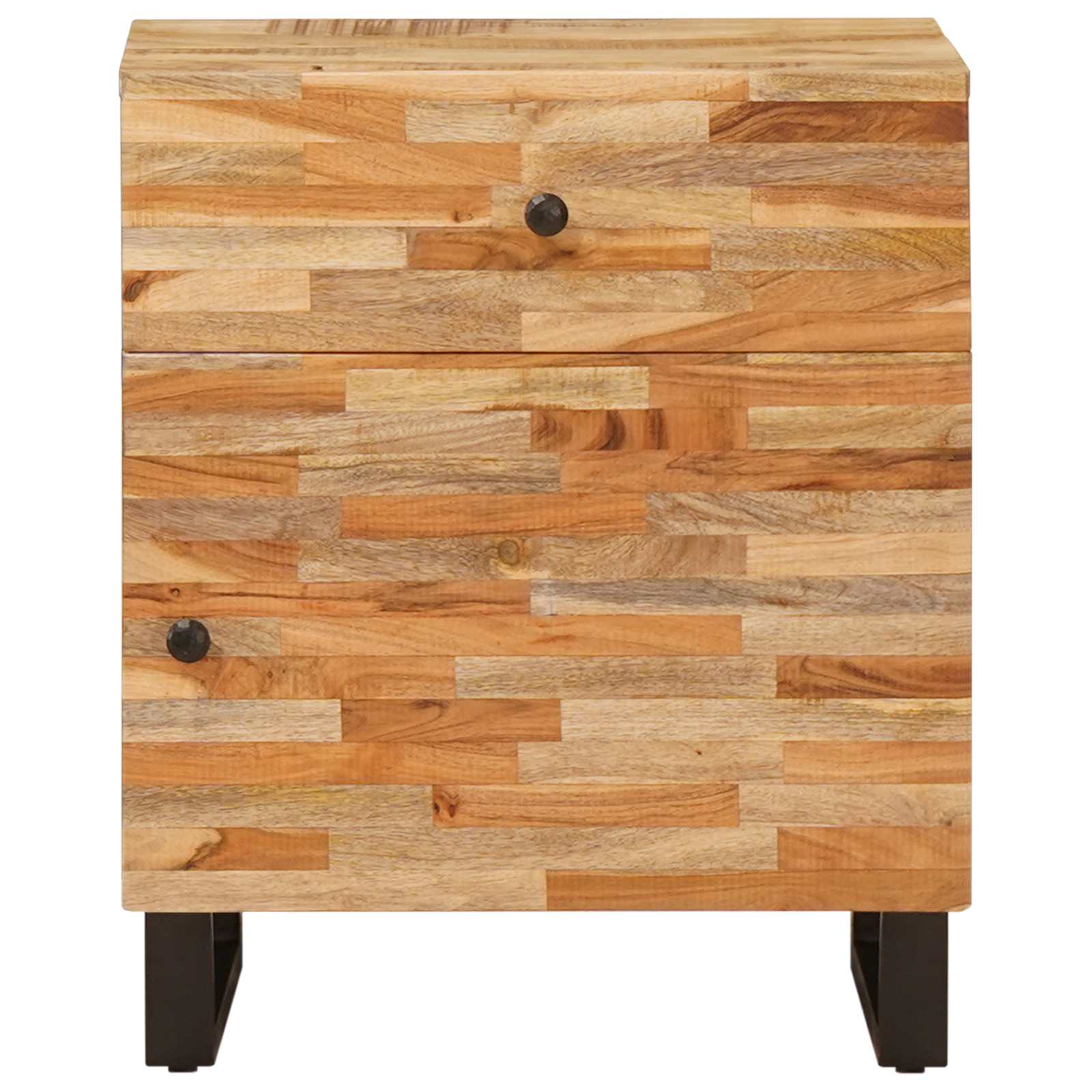 Mueble cama Marrón 50 x 33 x 60 cm Madera de mango maciza