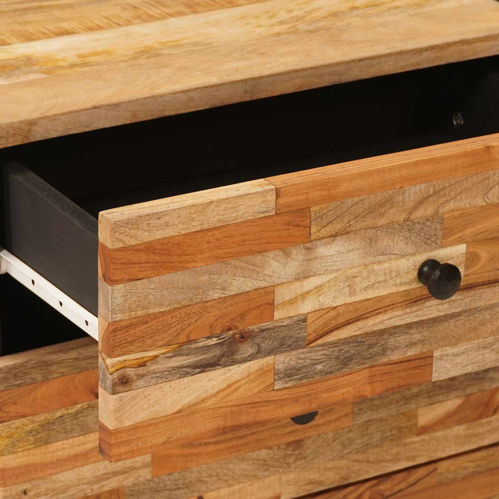 Mueble cama Marrón 50 x 33 x 62 cm Madera de mango maciza