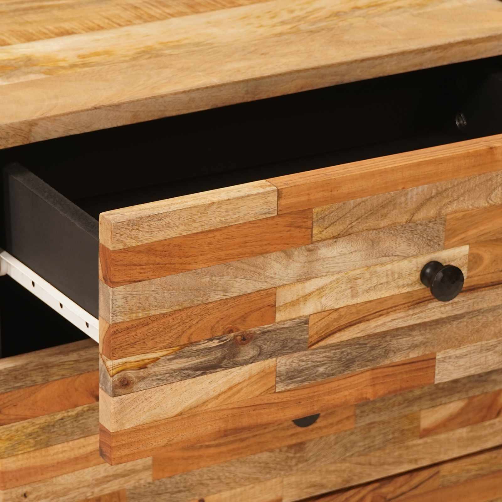 Mueble cama Marrón 50 x 33 x 62 cm Madera de mango maciza
