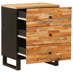 Mueble cama Marrón 50 x 33 x 62 cm Madera de mango maciza