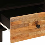 Mesa de Café Marrón 80 x 54 x 40 cm Madera de mango maciza