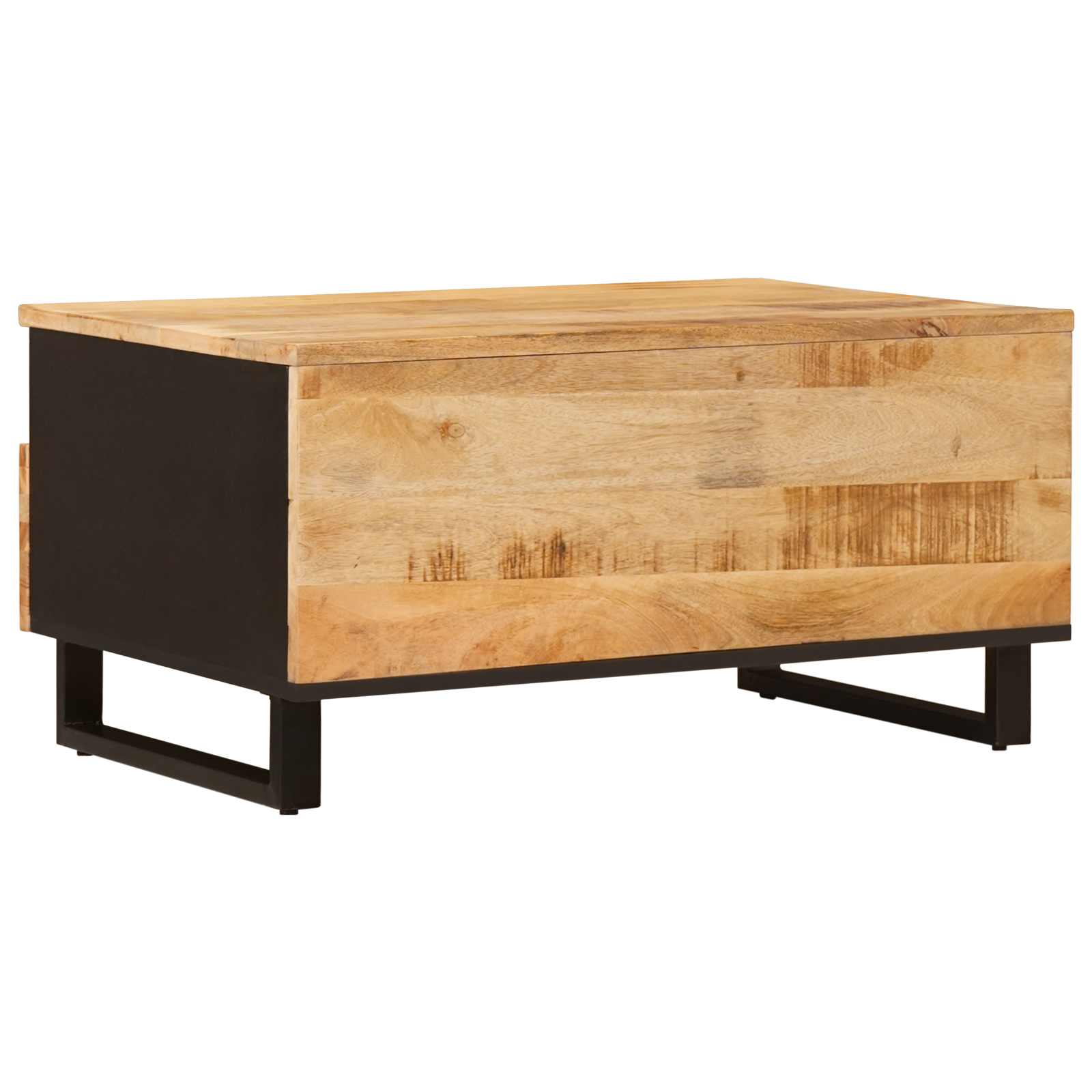 Mesa de Café Marrón 80 x 54 x 40 cm Madera de mango maciza