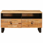 Mesa de Café Marrón 80 x 54 x 40 cm Madera de mango maciza