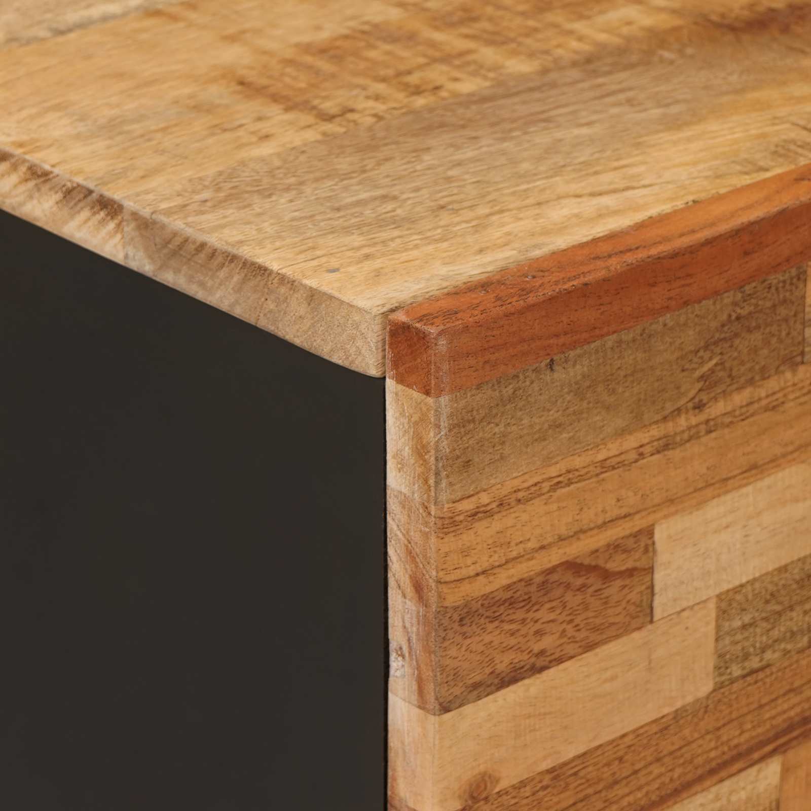 Mueble de TV Marrón 105 x 33 x 46 cm Madera de mango maciza