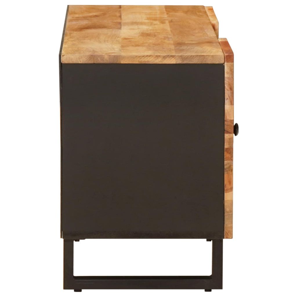 Mueble de TV Marrón 105 x 33 x 46 cm Madera de mango maciza
