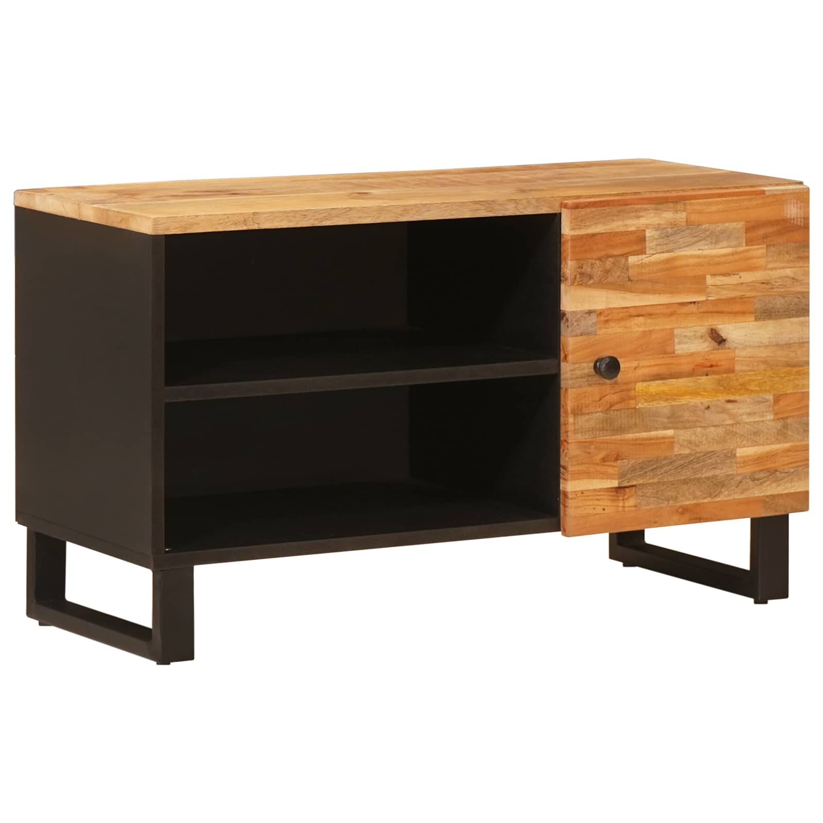 Mueble de TV Marrón 105 x 33,5 x 46 cm Madera de mango maciza