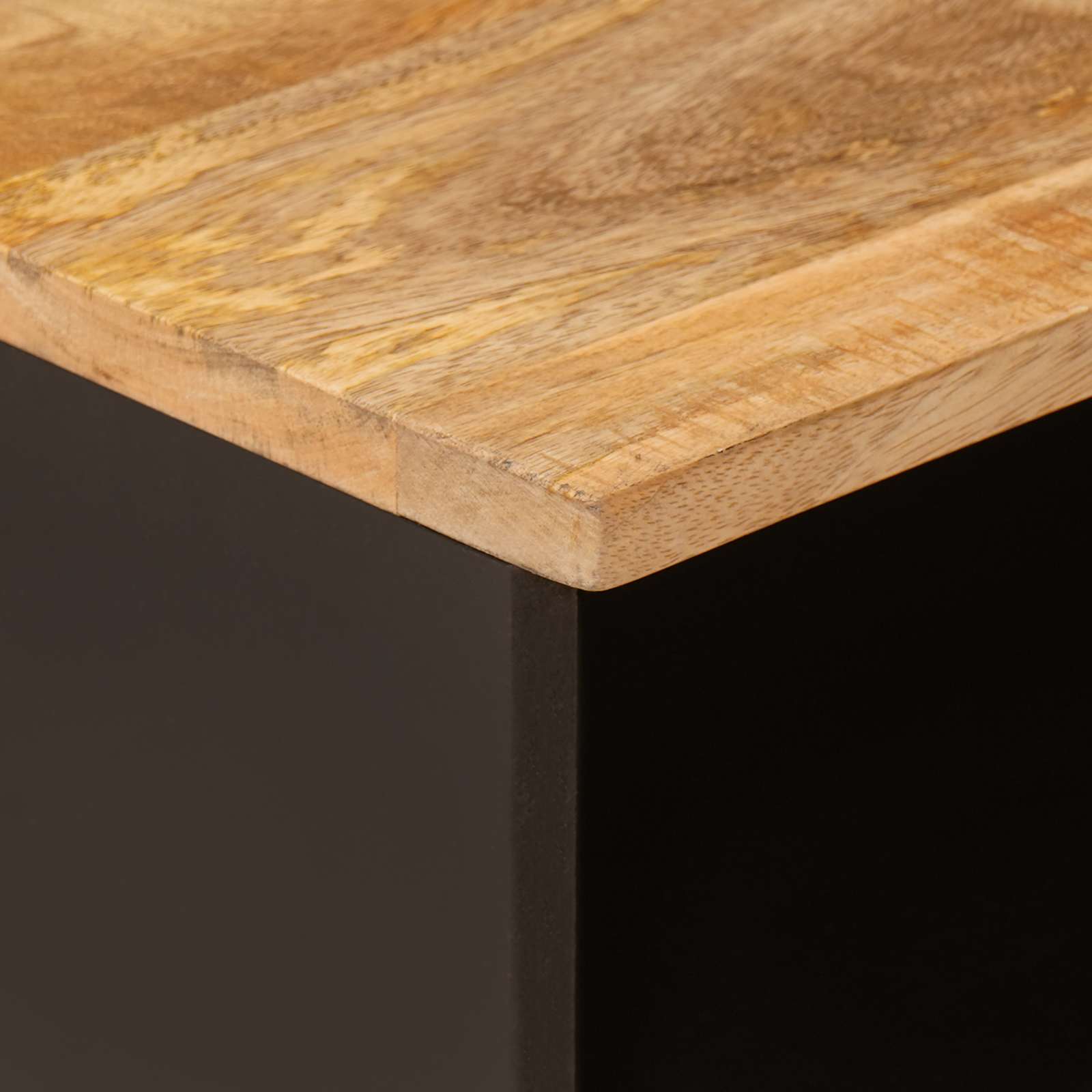 Mueble de TV Marrón 100 x 33 x 46 cm Madera de mango maciza