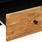 Mueble de TV Marrón 100 x 33 x 46 cm Madera de mango maciza