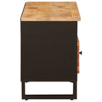 Mueble de TV Marrón 100 x 33 x 46 cm Madera de mango maciza