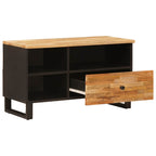 Mueble de TV Marrón 80 x 33 x 46 cm Madera de mango maciza