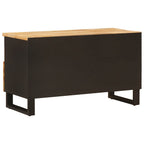 Mueble de TV Marrón 80 x 33 x 46 cm Madera de mango maciza