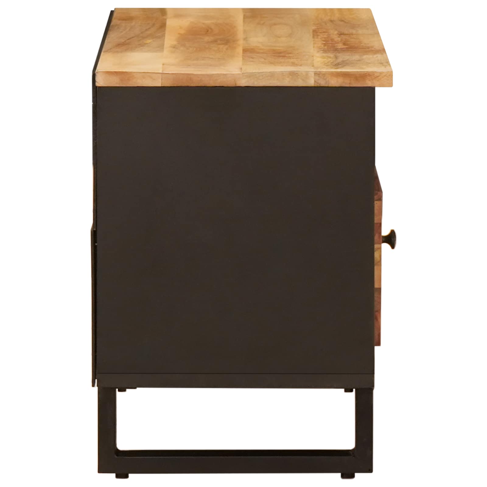 Mueble de TV Marrón 80 x 33 x 46 cm Madera de mango maciza