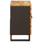 Mueble de lavabo para baño con puerta Natural 62 x 33 x 58 cm
