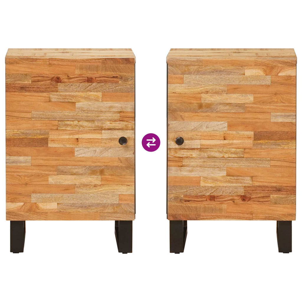 Mueble de Cuarto de Baño con puerta Natural 38 x 33 x 58 cm