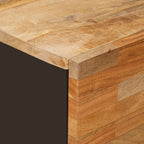 Armario auxiliar Marrón 40 x 33 x 75 cm Madera de mango maciza