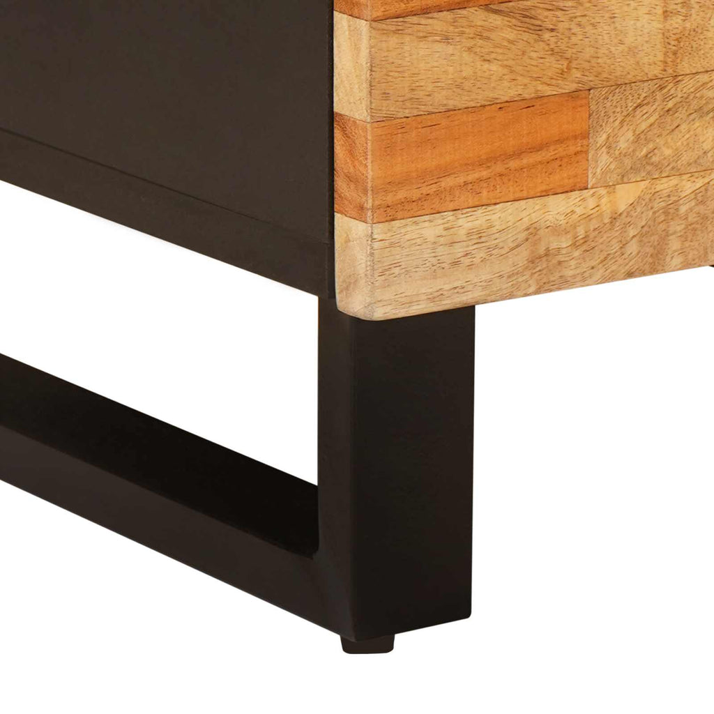Armario auxiliar Marrón 40 x 33 x 75 cm Madera de mango maciza